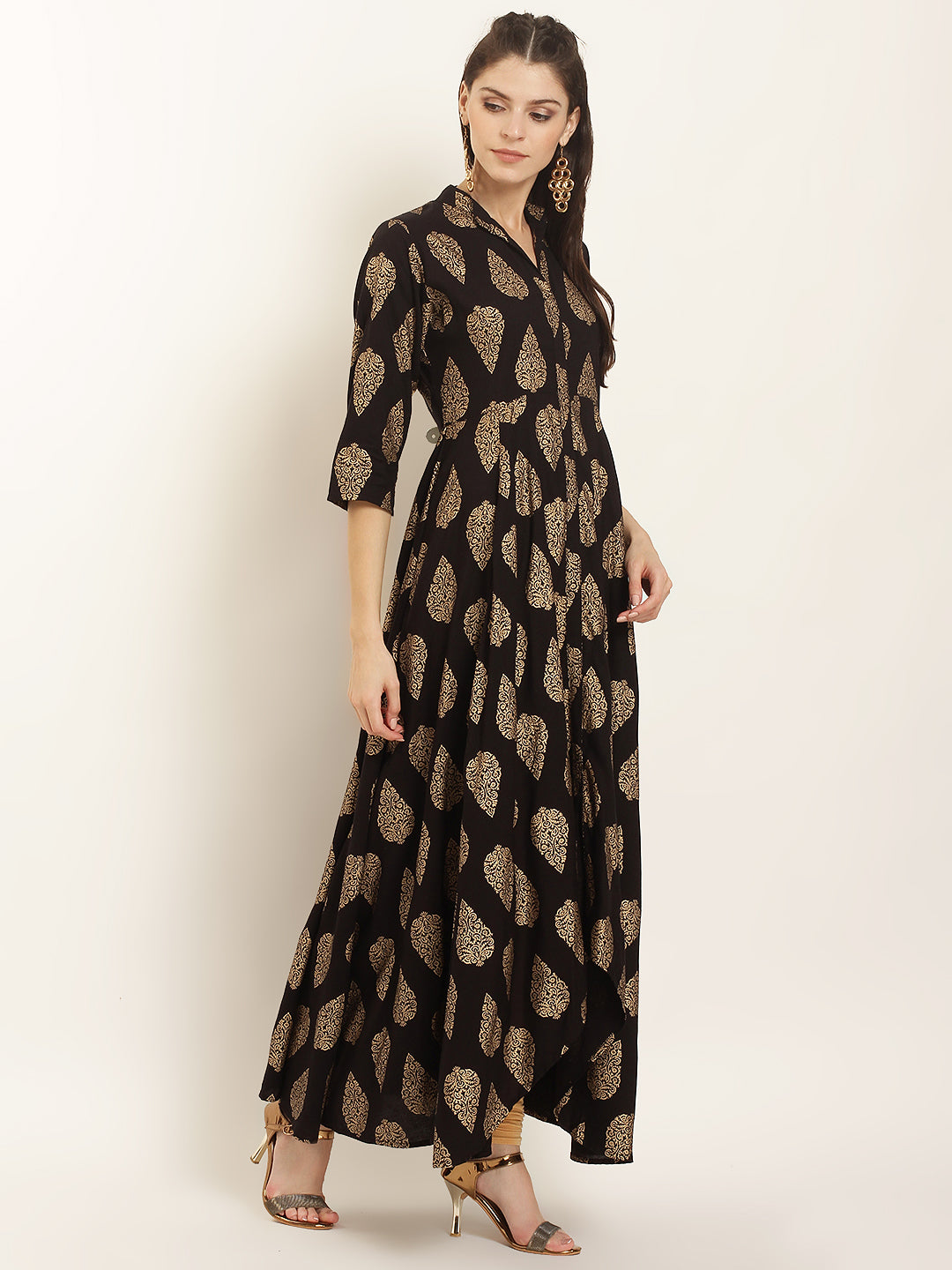 Noir Sophistication Rayon Kurta