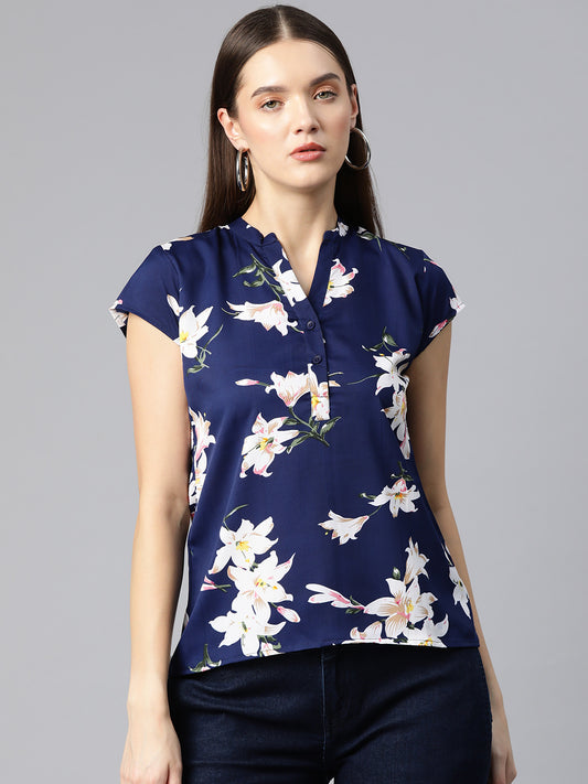 Sapphire Wave Blouse