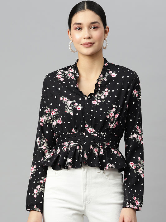 Elegant Noir Top