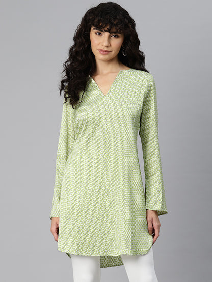 Meadow Whisper Geo Print Tunic Kurti
