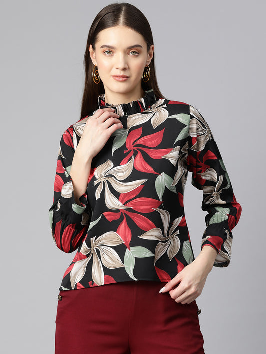 Midnight Silhouette Blouse