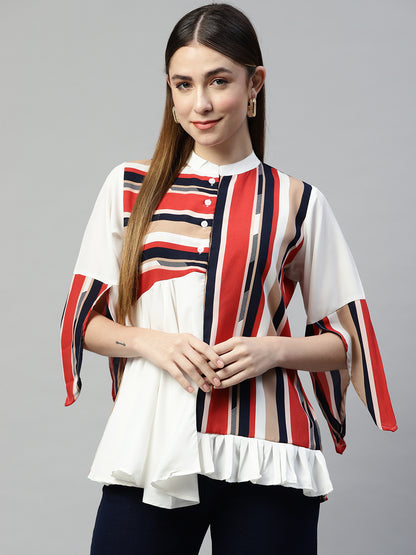 Ruby Sophistication Crepe Top