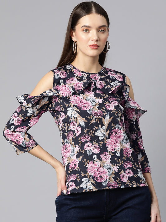 Cobalt Serenity Blouse