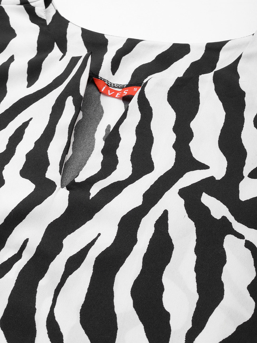 Savanna Whisper Zebra Print Tunic Kurti