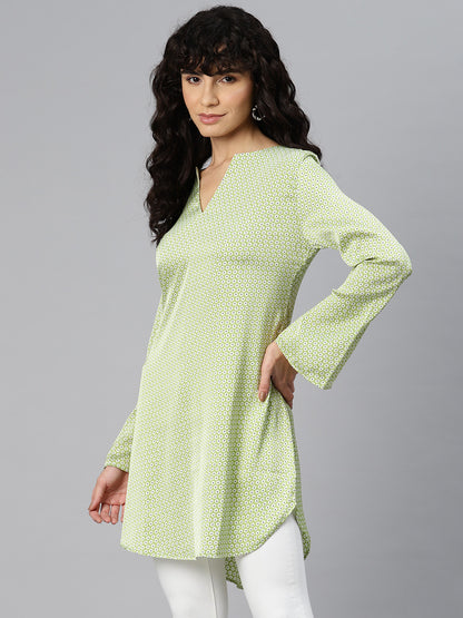 Meadow Whisper Geo Print Tunic Kurti