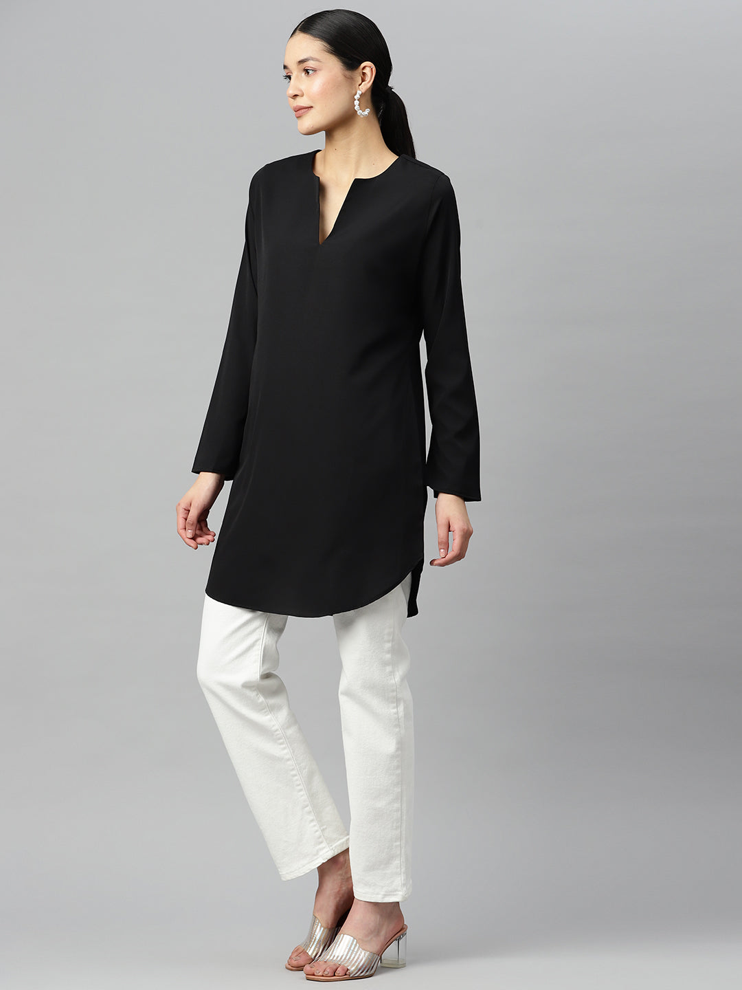 Onyx Whisper Tunic Kurti