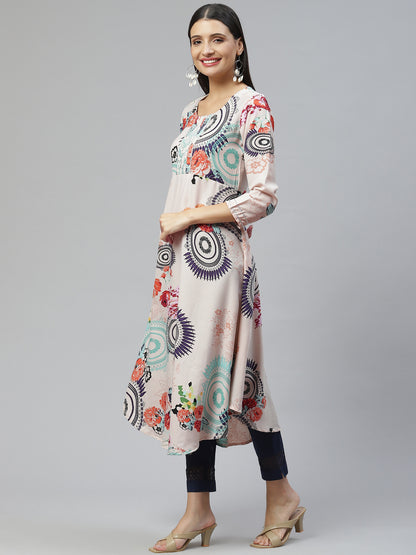 Sandy Shore Crepe Kurta