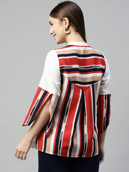 Ruby Sophistication Crepe Top