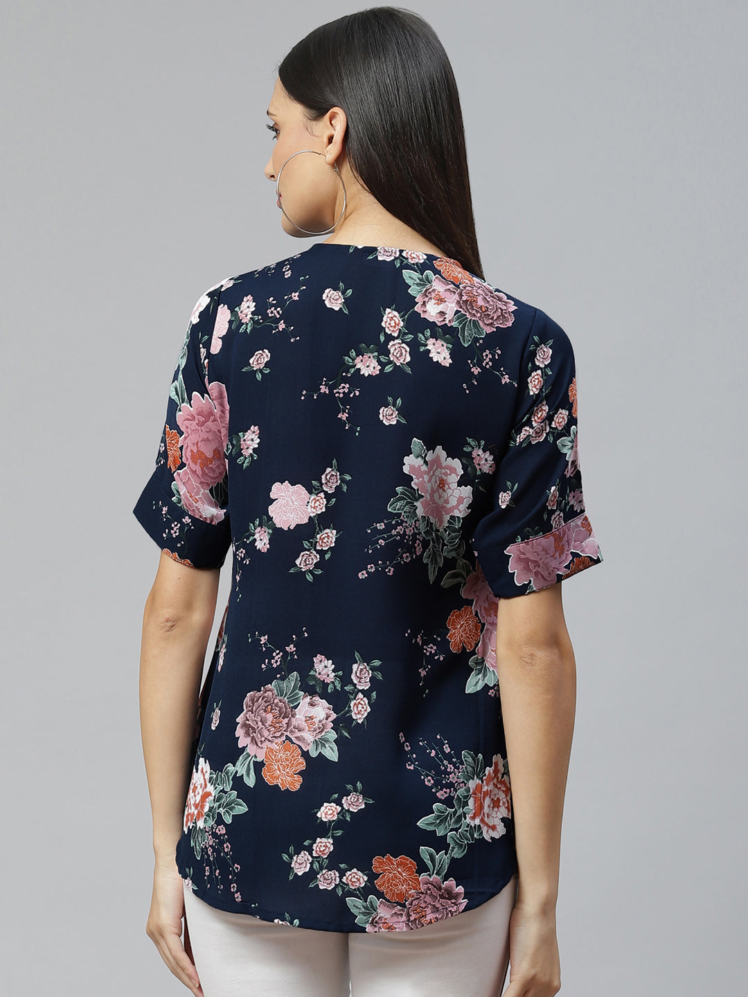 Azure Dreams Crepe Top
