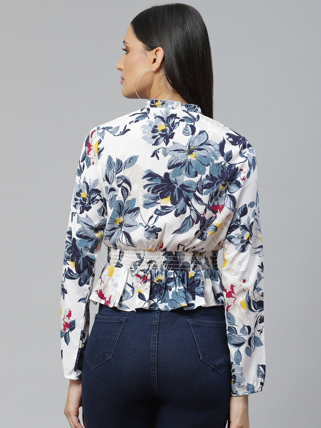 Alabaster Dream Crepe Blouse