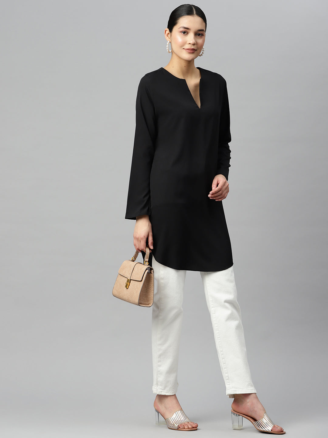 Onyx Whisper Tunic Kurti