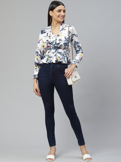 Alabaster Dream Crepe Blouse