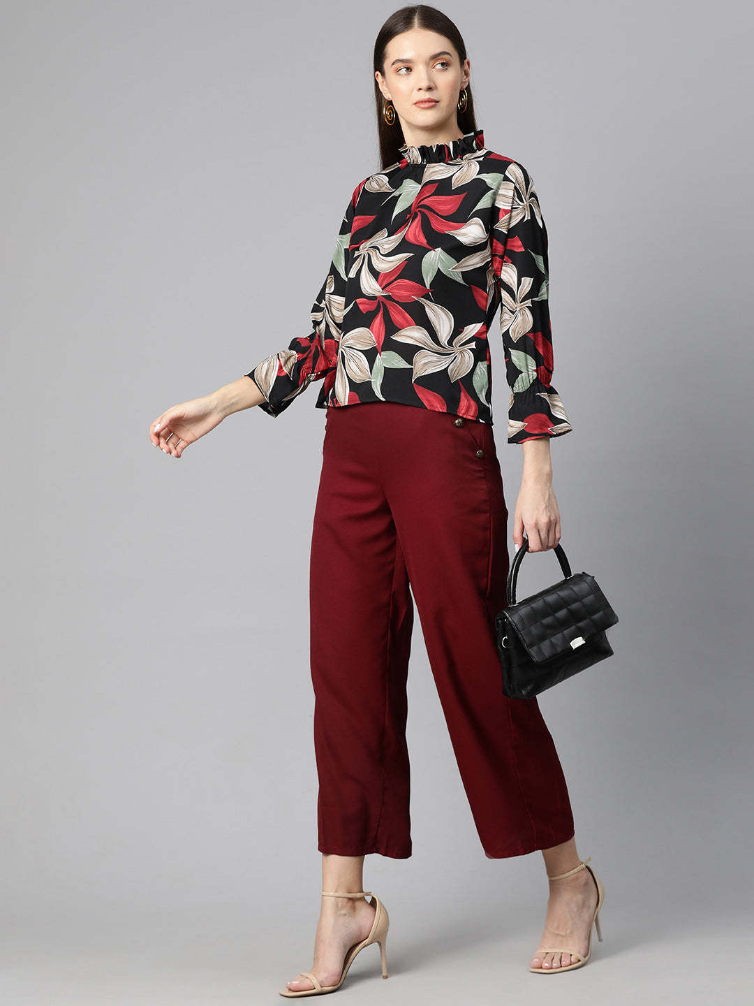 Midnight Silhouette Blouse
