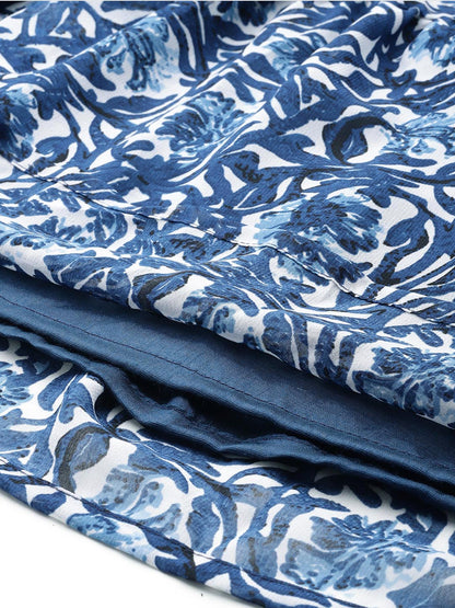 Azure Dreams Crepe Dress