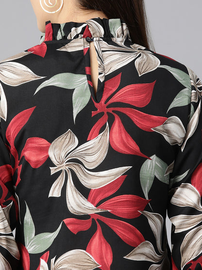 Midnight Silhouette Blouse