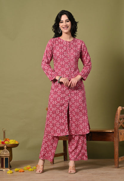 Blossom Rayon Co-ord Set