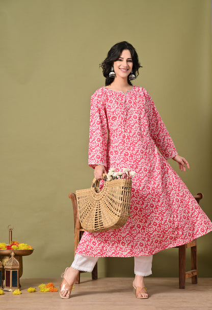 Gulnaar Cotton Kurta