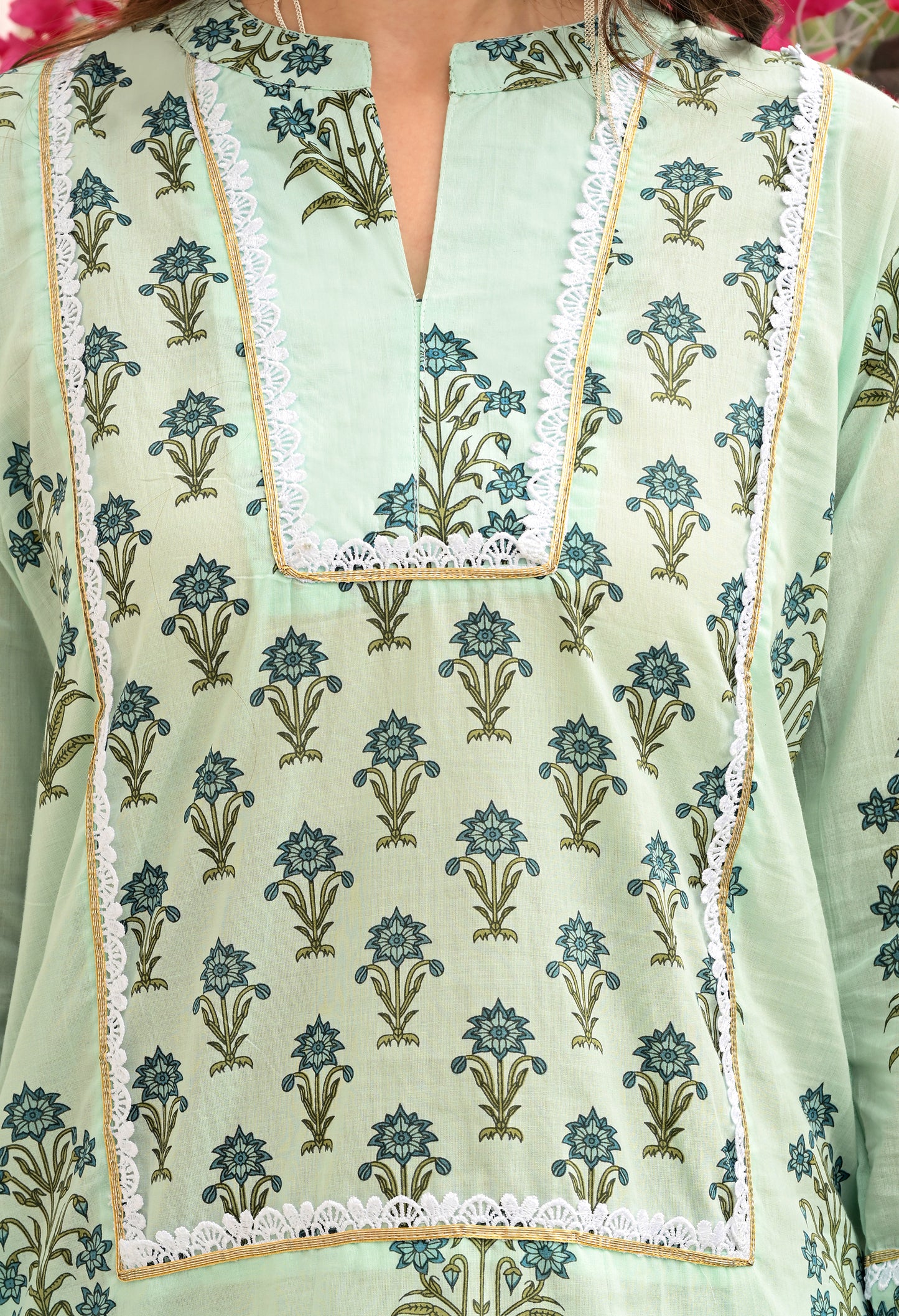 Mint Meadow Farshi Co-ord Set