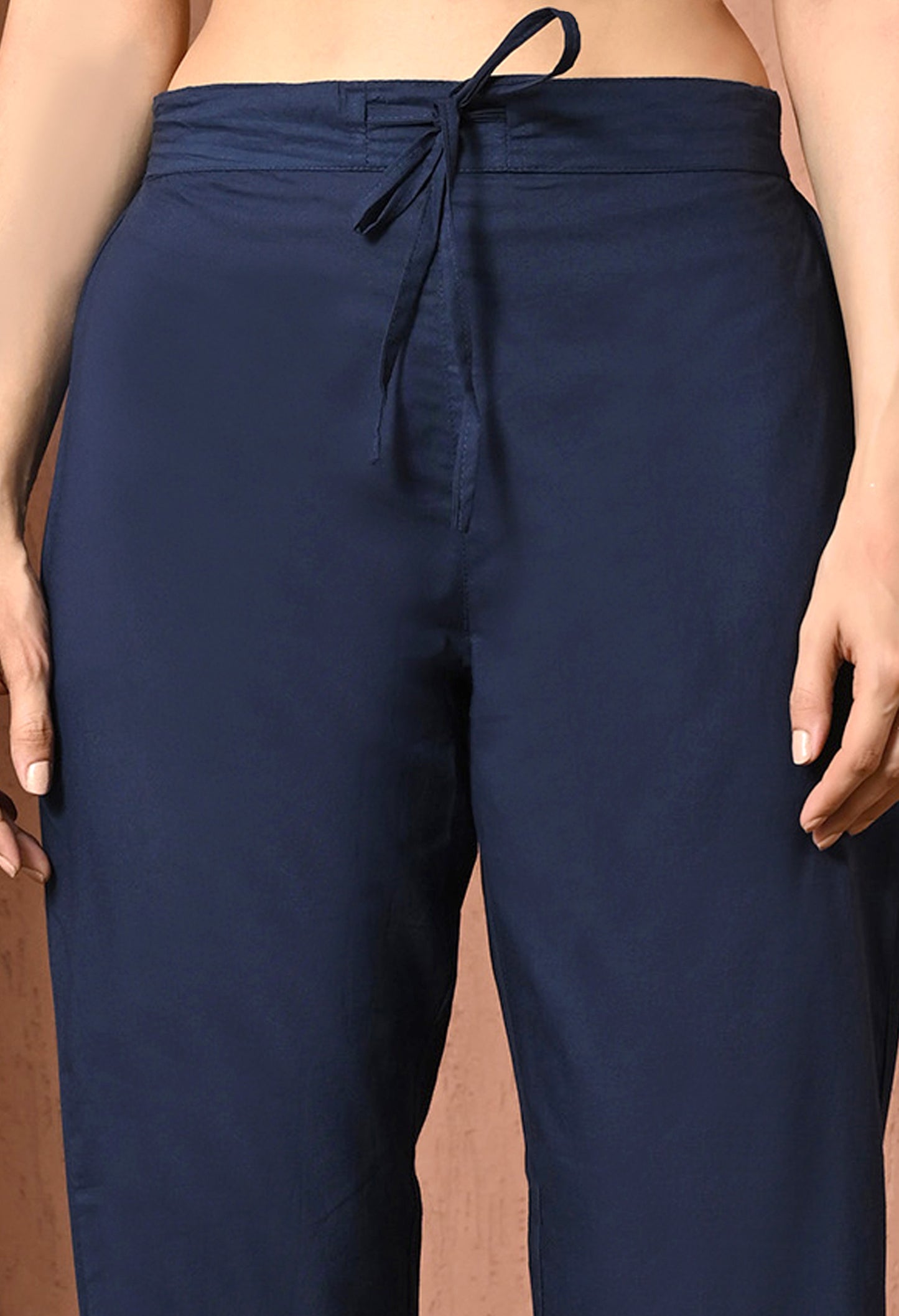 Midnight Bloom Cotton Suit Set