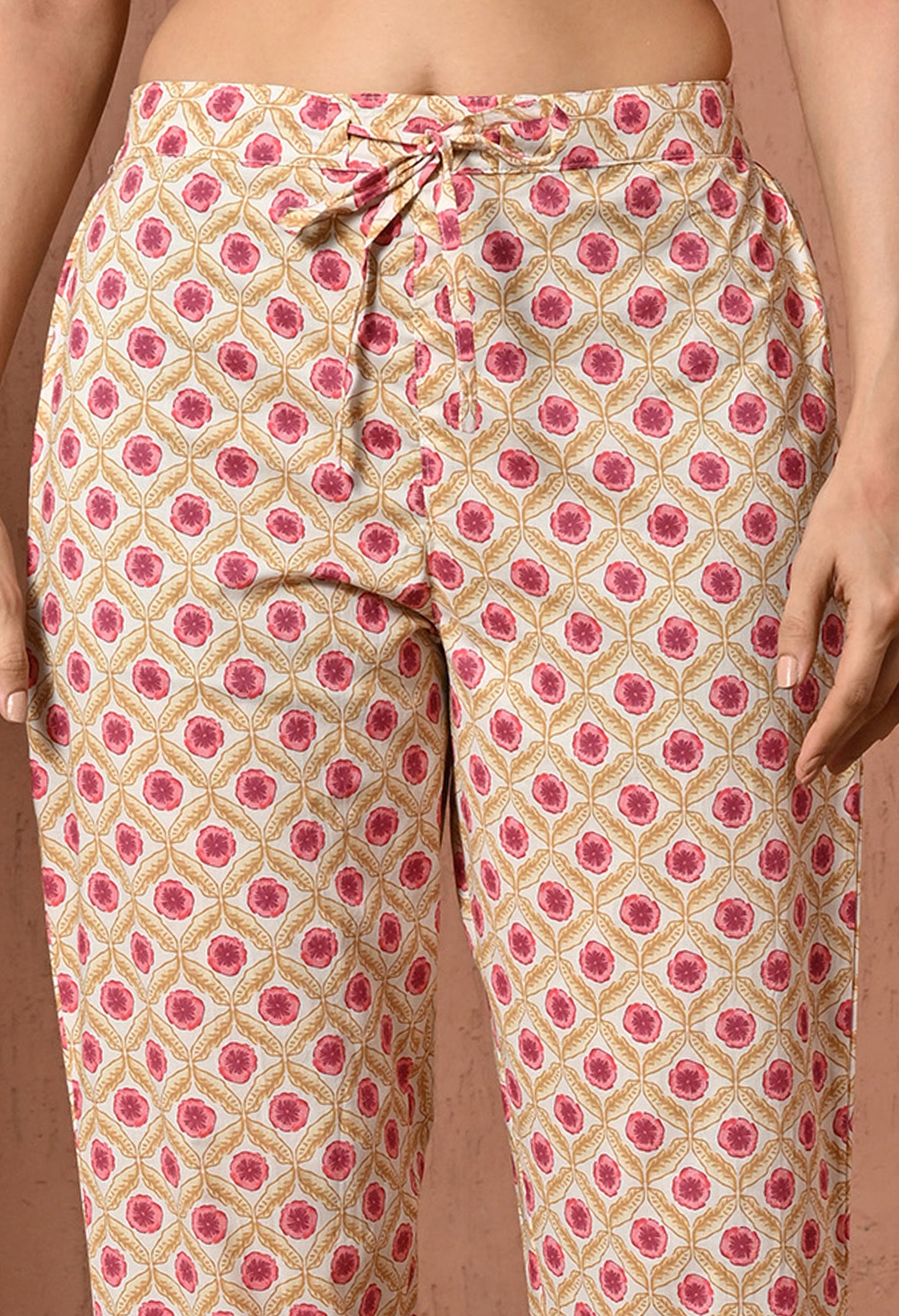 Rose Petal Cotton Suit Set