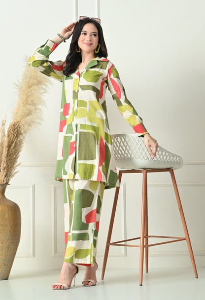 Urban Jungle Rayon Co-ord Set