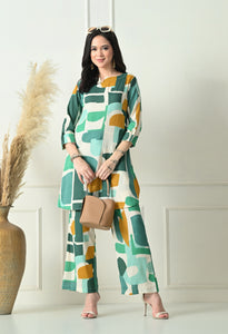Emerald Edge Rayon Co-ord Set