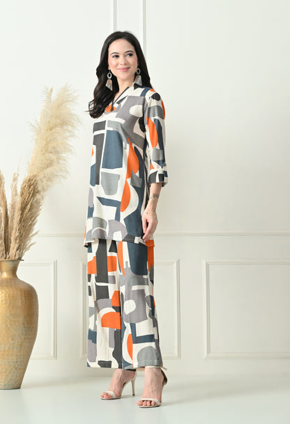 Monochrome Muse Rayon Co-ord Set