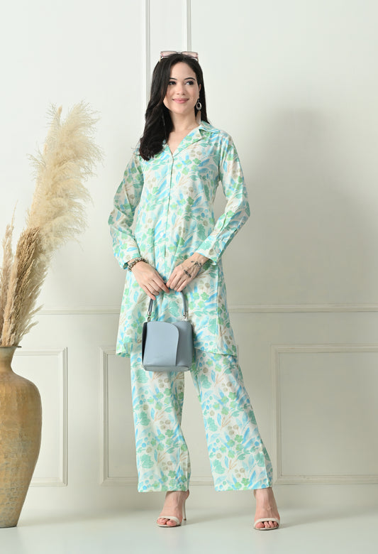 Blossom Breeze Rayon Co-ord Set
