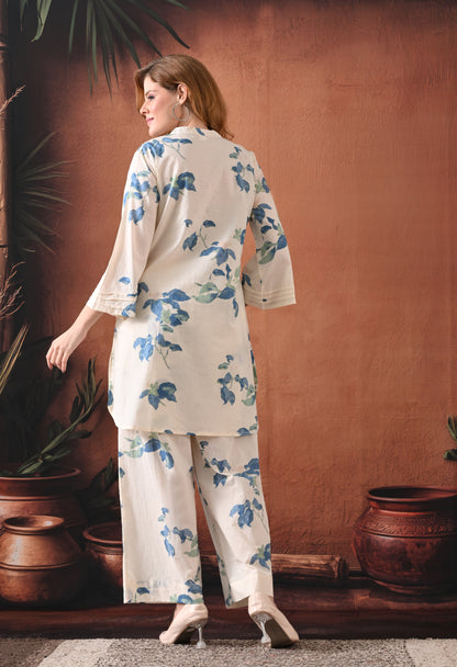 The Ivory Cascade Floral Co-ord Set