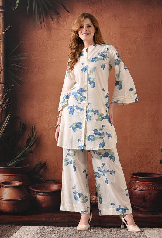 The Ivory Cascade Floral Co-ord Set