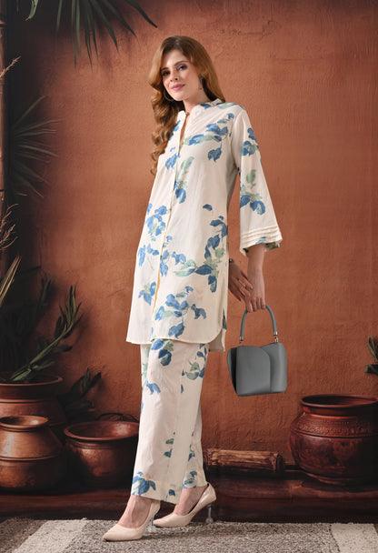 The Ivory Cascade Floral Co-ord Set