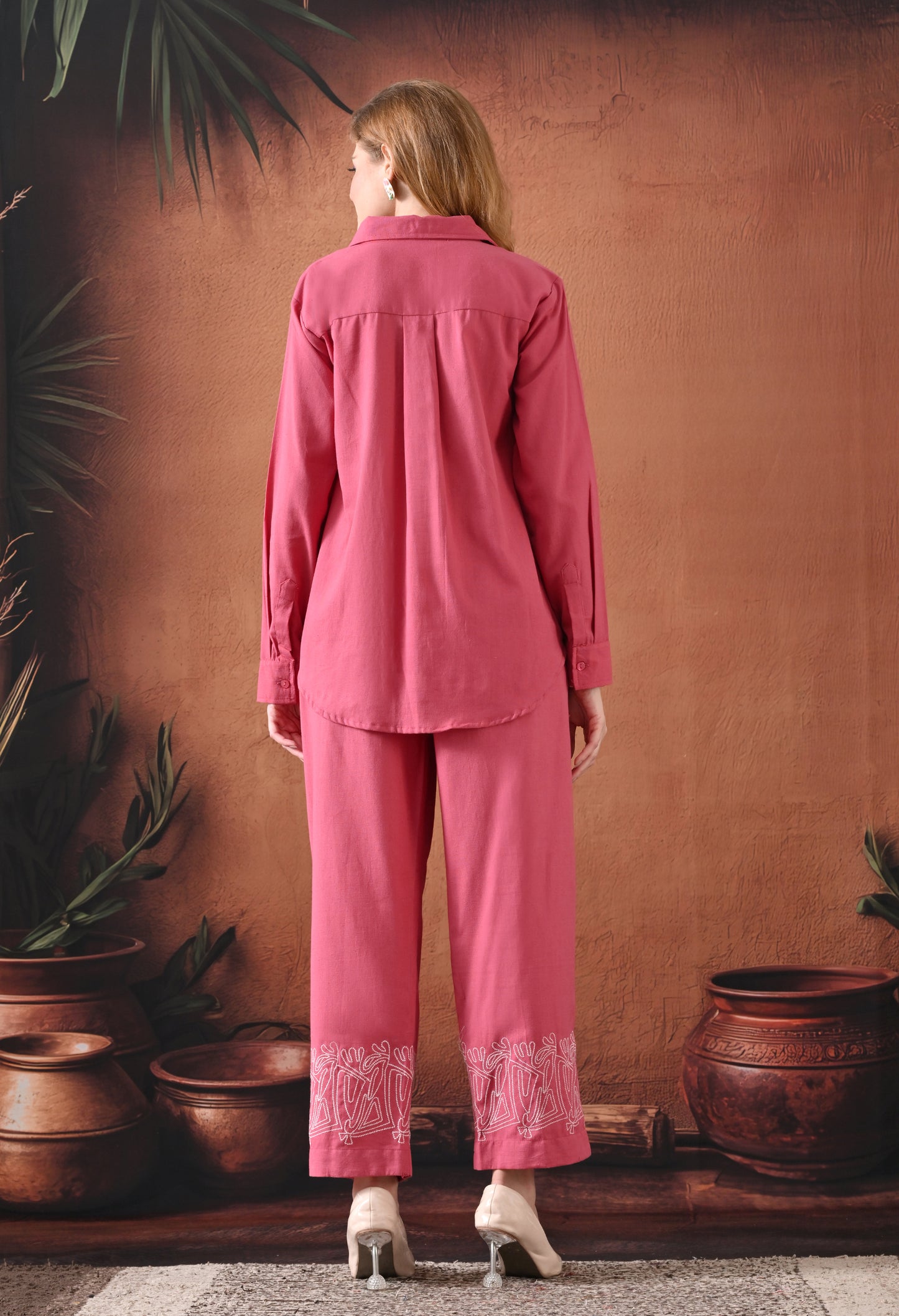 Artisan Stitch Shirt & Trouser Co-ord Set