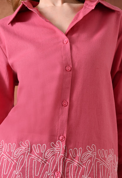 Artisan Stitch Shirt & Trouser Co-ord Set