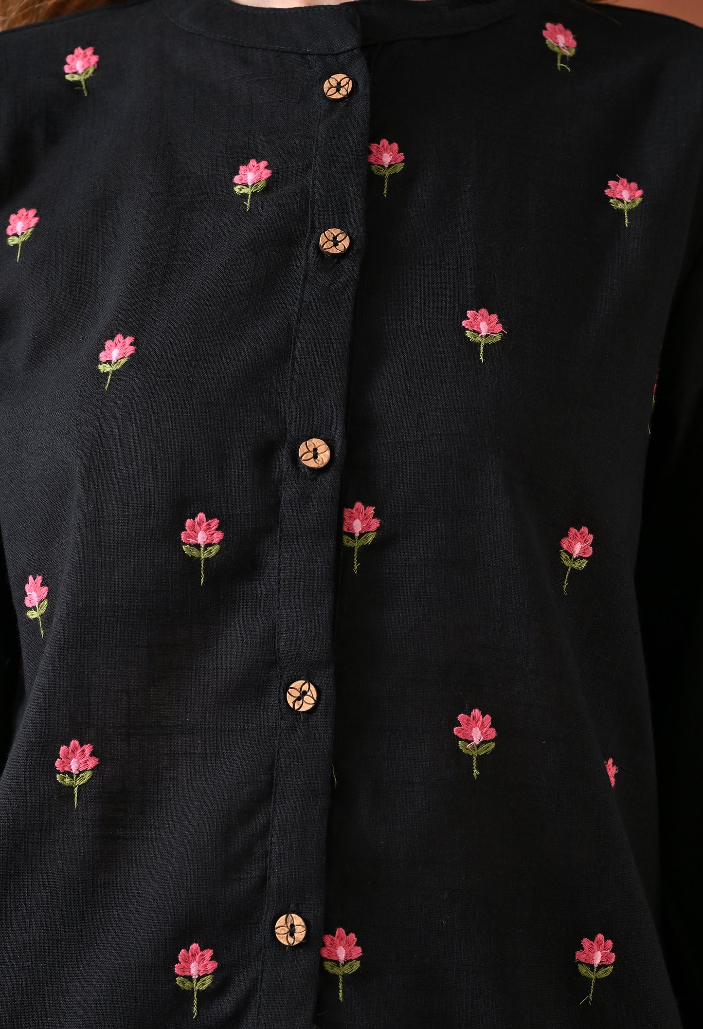 The Midnight Garden Embroidered Co-ord Set