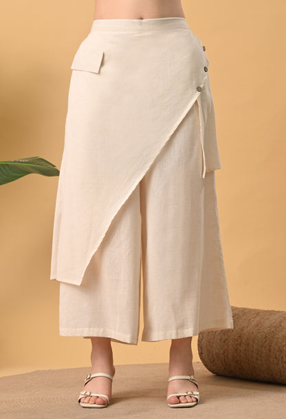 Sana Layered Cotton Shirt Co-ord Set