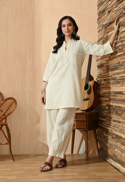 Ivory Stillness Co-ord Set