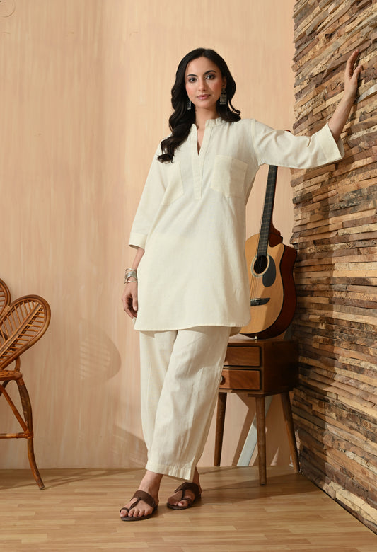 Ivory Stillness Co-ord Set
