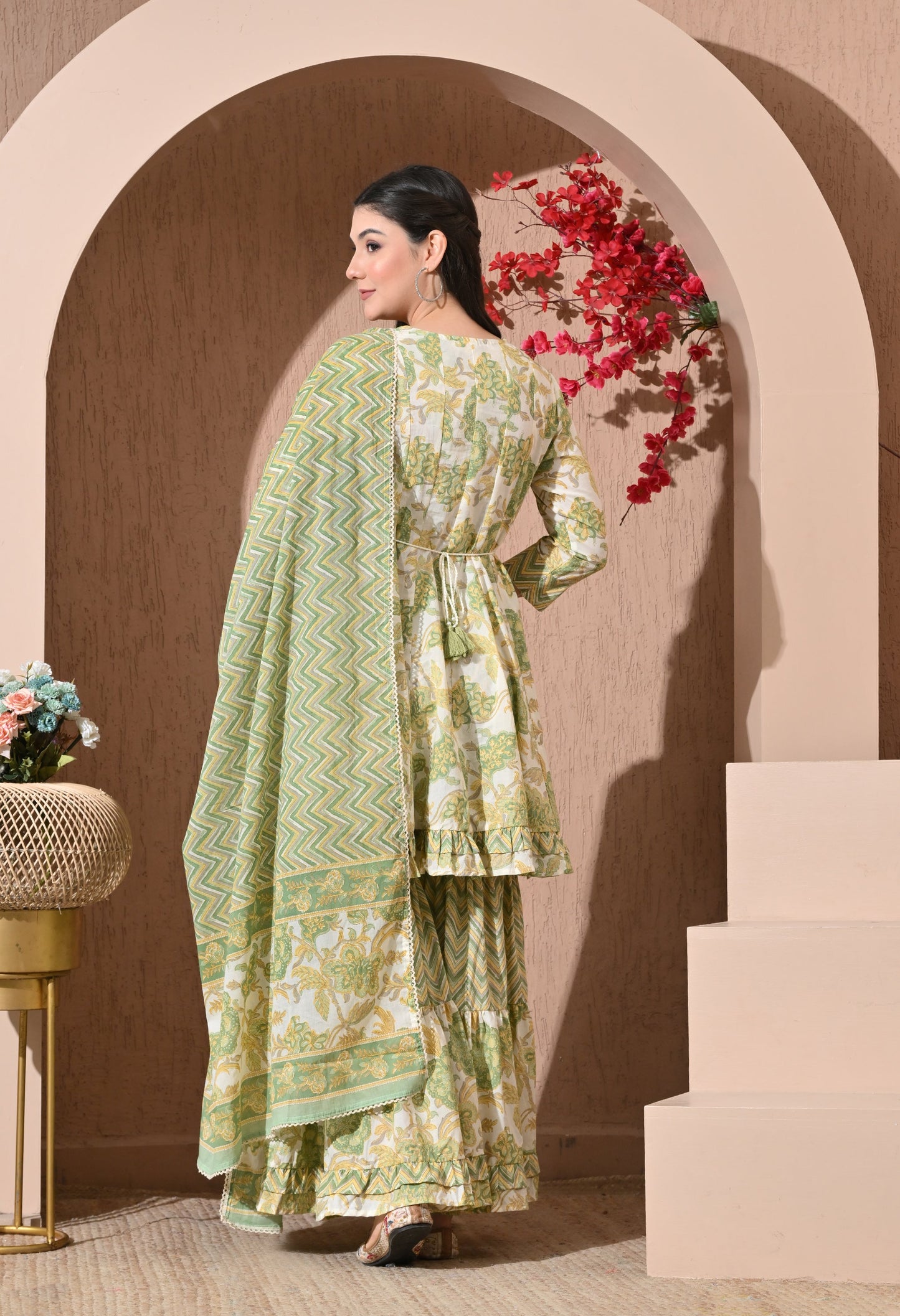 Spring Meadow Cotton Sharara Set