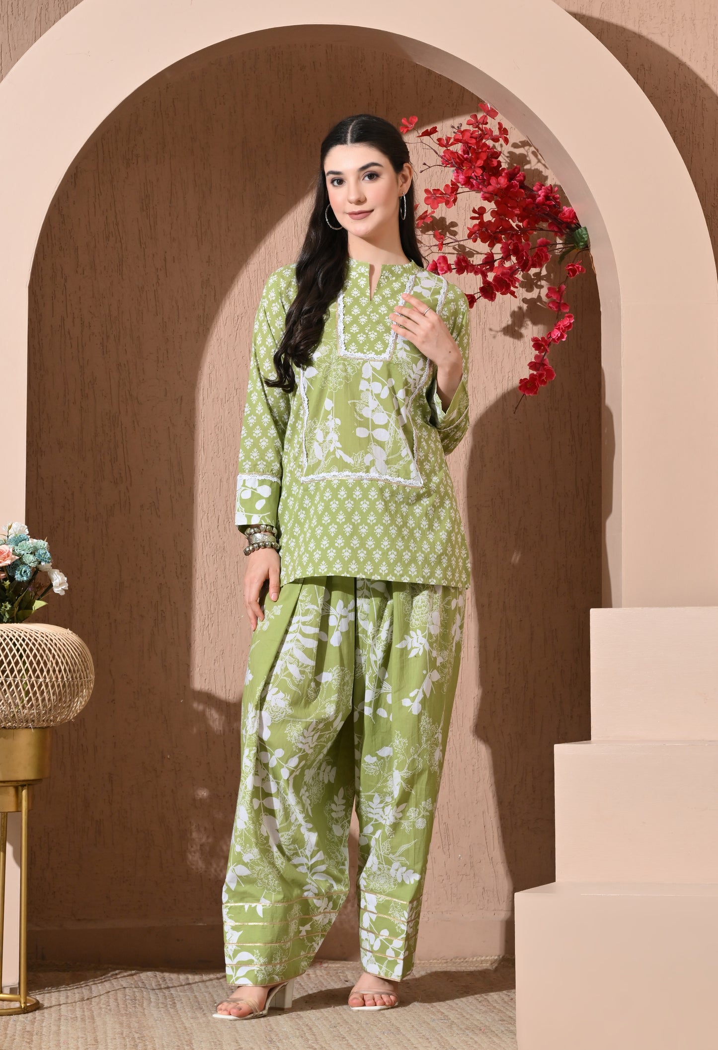 Meadow Bloom Cotton Farshi Set