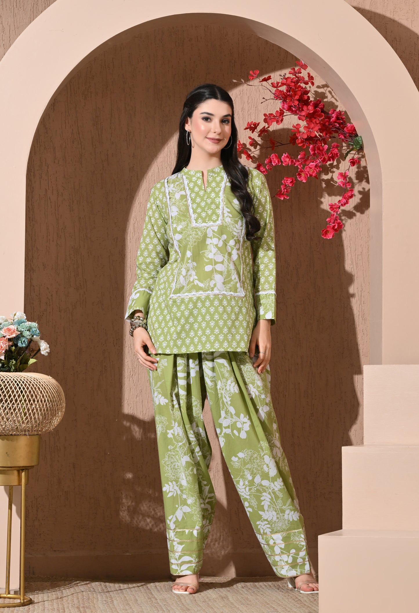Meadow Bloom Cotton Farshi Set