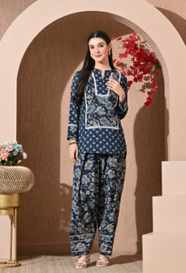 Midnight Garden Cotton Farshi Set