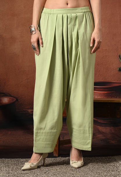 Sage Mist Cotton Farshi Co-ord Set