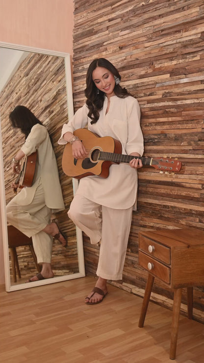 Ivory Stillness Co-ord Set